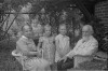 František Bílek s rodinou