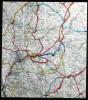 Mapa turistických stezek kolem Tábora