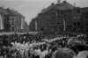 Sjezd vězňů č. 4 (in Czech), keywords: Tábor, square, vězeň